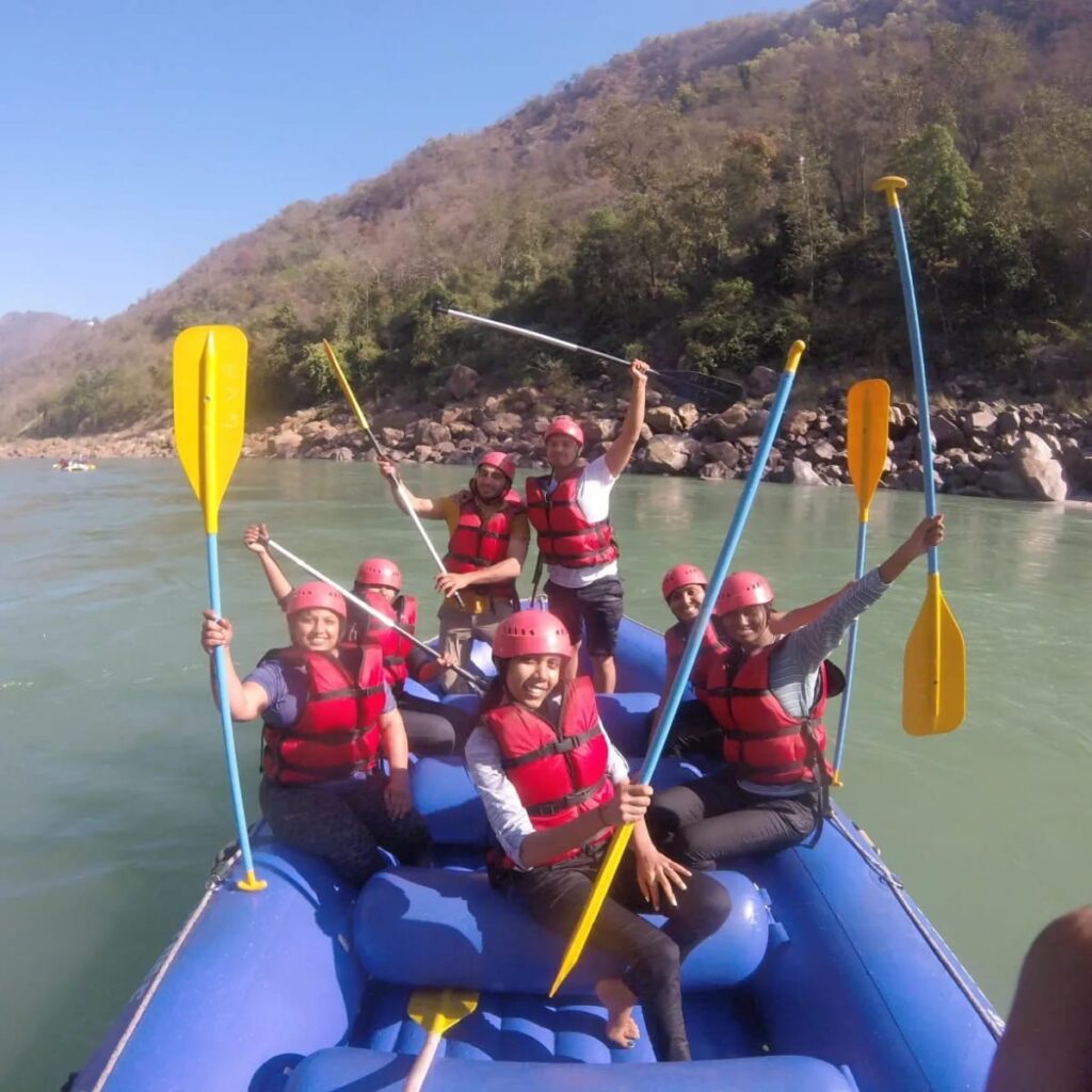 River rafting routes in rishikesh